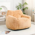 MAYEERTY Bean Bag Sofa Chair with Armrests High Density Foam Lazy Comfortable for Adults Living Room Bedroom Reading