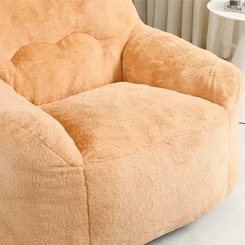MAYEERTY Bean Bag Sofa Chair with Armrests High Density Foam Lazy Comfortable for Adults Living Room Bedroom Reading