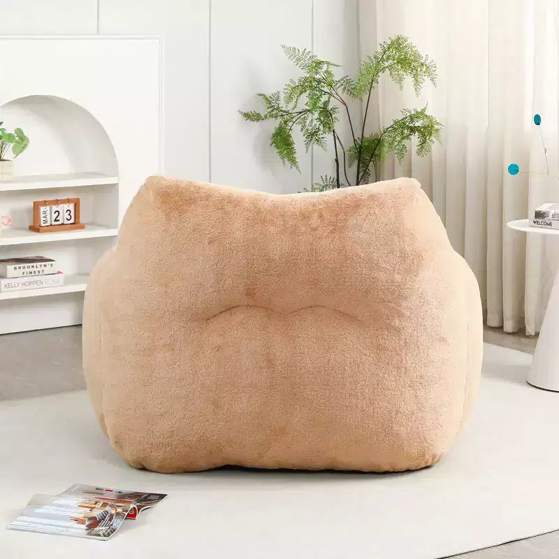 MAYEERTY Bean Bag Sofa Chair with Armrests High Density Foam Lazy Comfortable for Adults Living Room Bedroom Reading