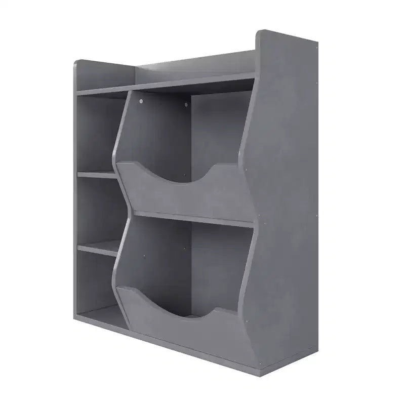 Kids Bookshelf and Toy Storage, 3 Tier Toy Storage Organizer, 5 Cube Storage Cabinet, Toddler Bookshelf