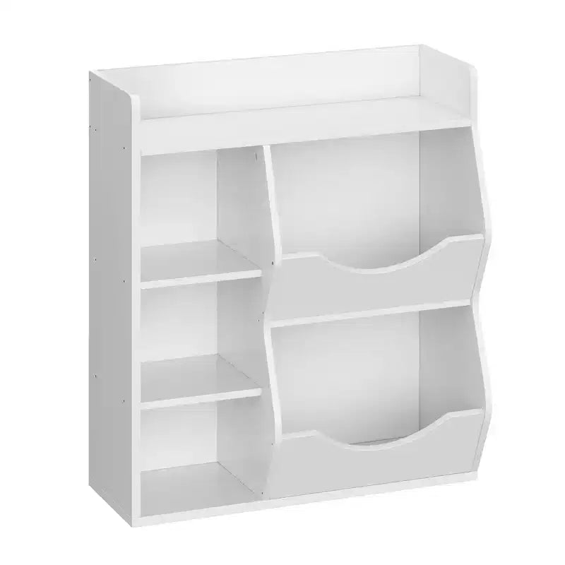 Kids Bookshelf and Toy Storage, 3 Tier Toy Storage Organizer, 5 Cube Storage Cabinet, Toddler Bookshelf