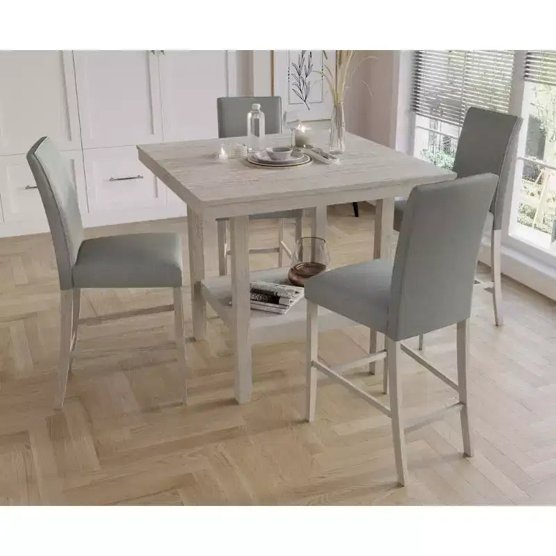 Home Design Macon 5 Piece Counter Height Dining Set