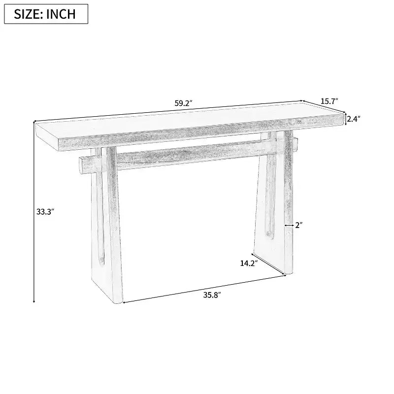 Christopher Knight Home Escoffier Modern Wooden Console Table