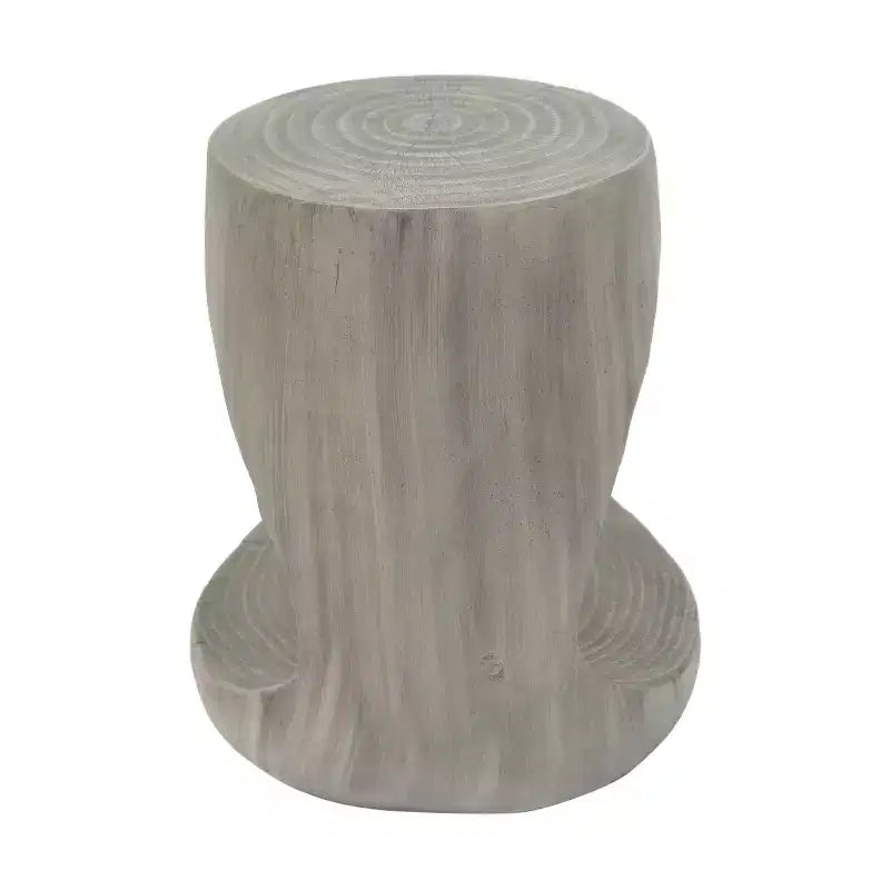 MAYEERTY Hollow Console Table Wood Like Texture Gray Color for Living Room