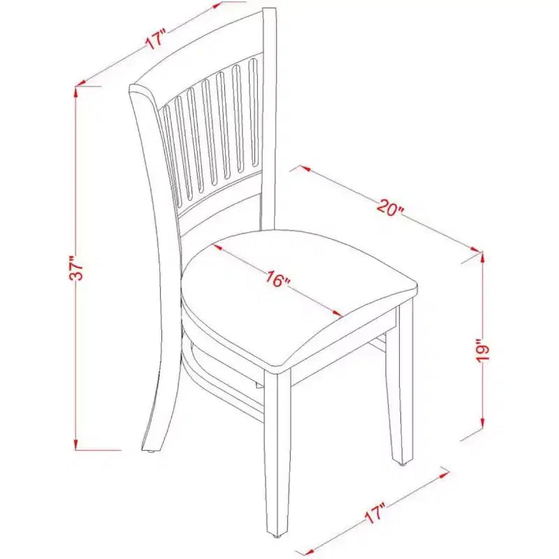 HomeStock Belmont 3 Piece, Pedestal Table Base, Round Dining set, with Armless Chair, Espresso