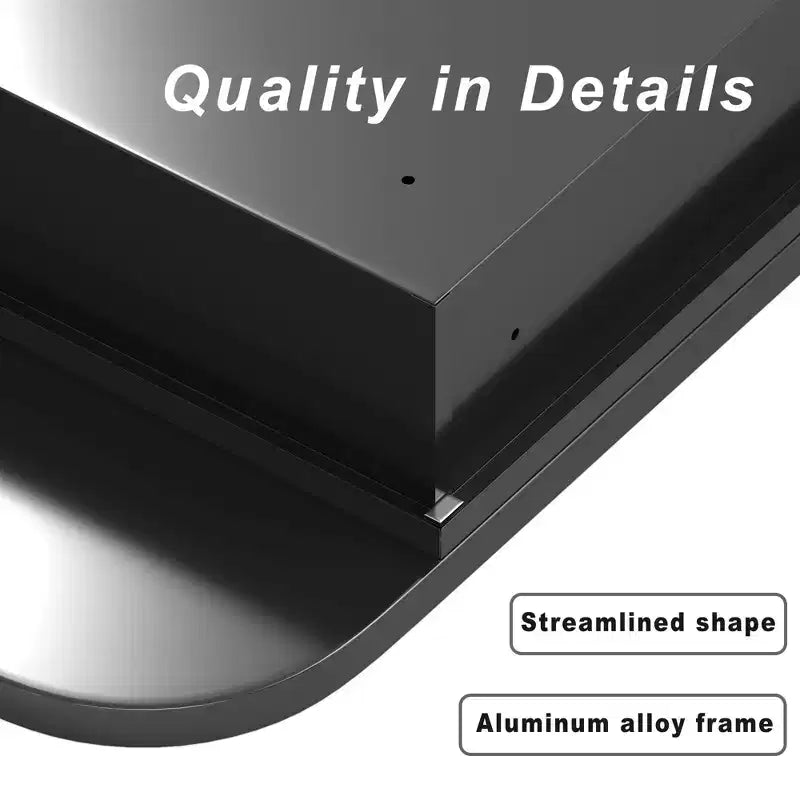 PexFix 24 x 16 Bathroom Cabinet with Mirror Stainless Steel Frame and 2 Adjustable Shelves Wall Medicine Cabinets Mirrors Rectangle Recessed Black