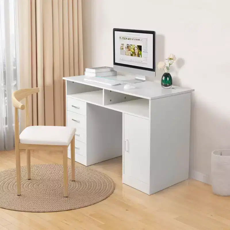 Karl Home White Computer Desk