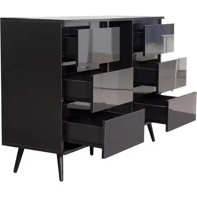 Acekool Modern Storage Cabinet, Entryway Sideboard with Drawer & Shelves, Space-Saving Accent Buffet for Hallway, Kitchen, Living Room