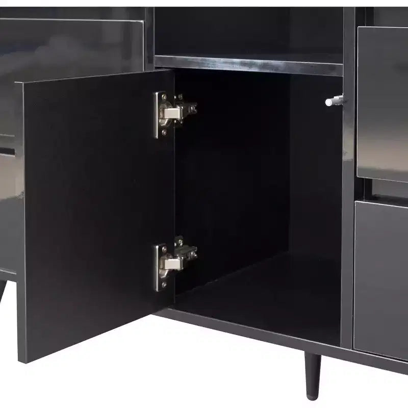 Acekool Modern Storage Cabinet, Entryway Sideboard with Drawer & Shelves, Space-Saving Accent Buffet for Hallway, Kitchen, Living Room