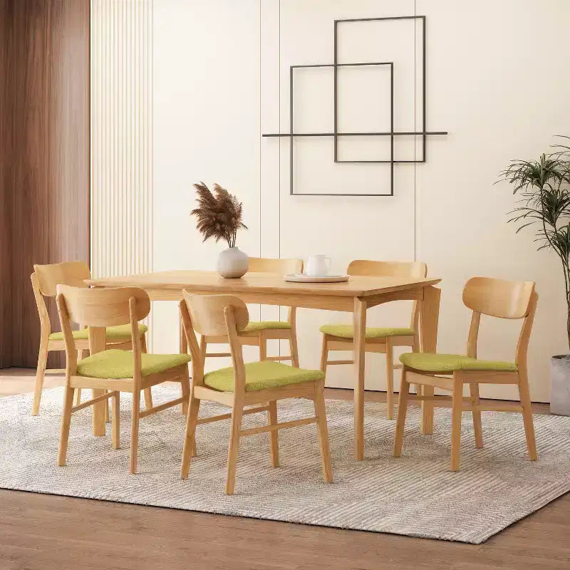 Christopher Knight Home Ballantrae Wood and Fabric 7 Piece Dining Set
