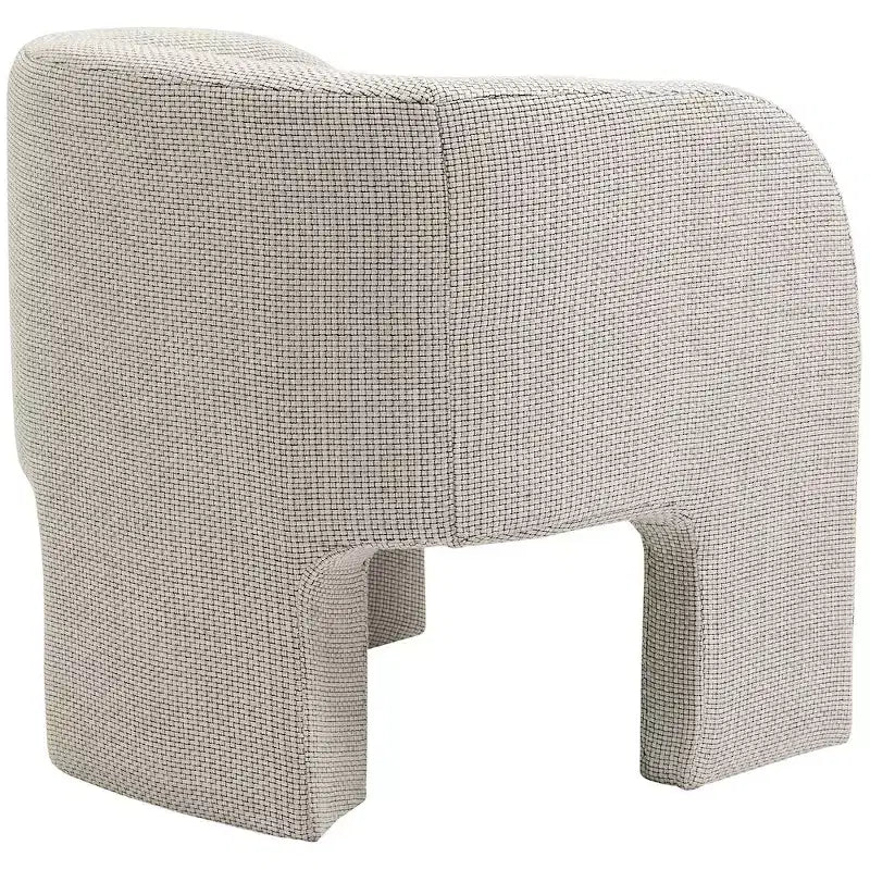 Meridian Furniture,Sawyer Weaved Polyester Fabric Accent Chair