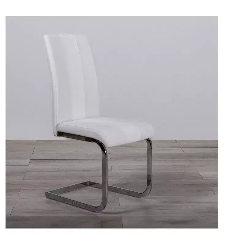 HomeStock D915 Dining Chair White Ecom Chair