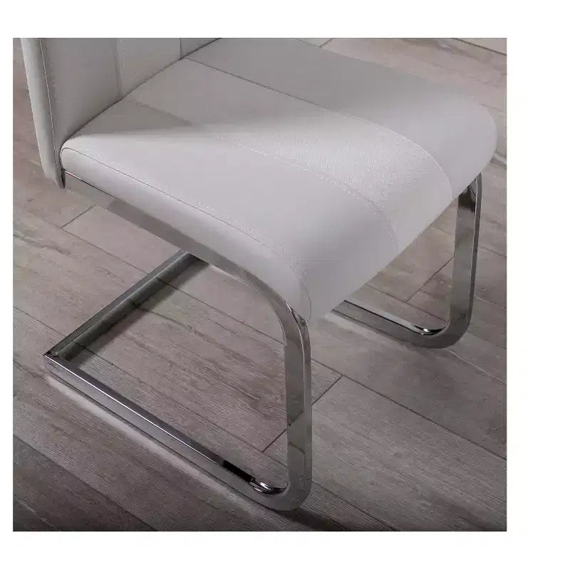 HomeStock D915 Dining Chair White Ecom Chair
