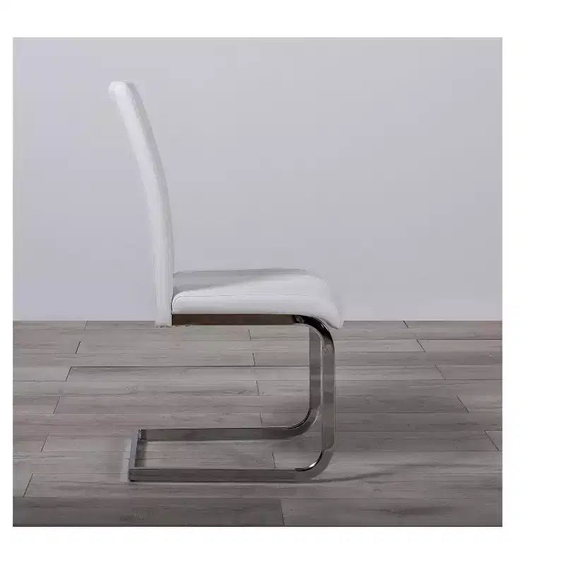 HomeStock D915 Dining Chair White Ecom Chair