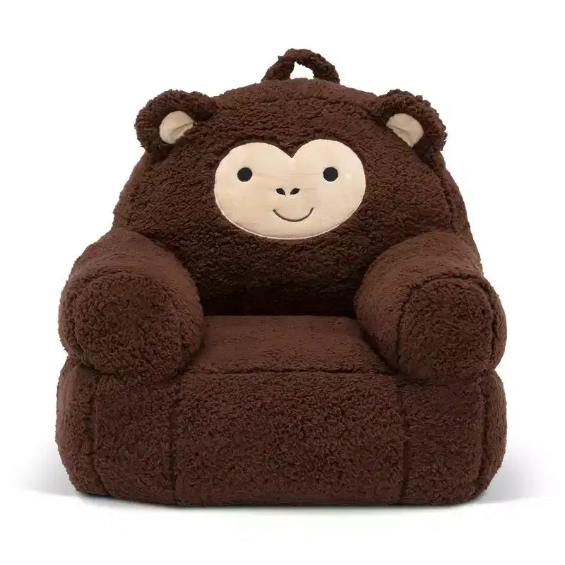 Delta Children Monkey Cozee Buddy Chair, Brown