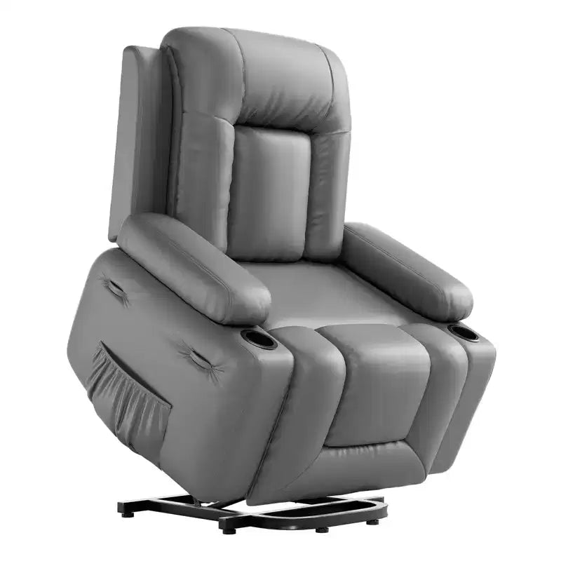 41.7 PU Leather Power Lift Recliner Chair, Adjustable Recliner, Ergonomic Single Sofa, for Living Room