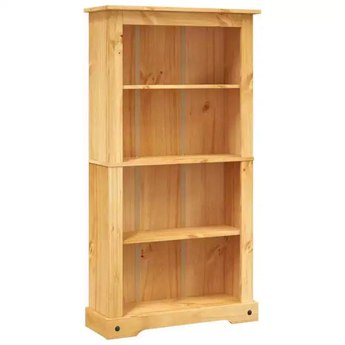 vidaXL 3/4-Tier Bookcase Mexican Pine Corona Range