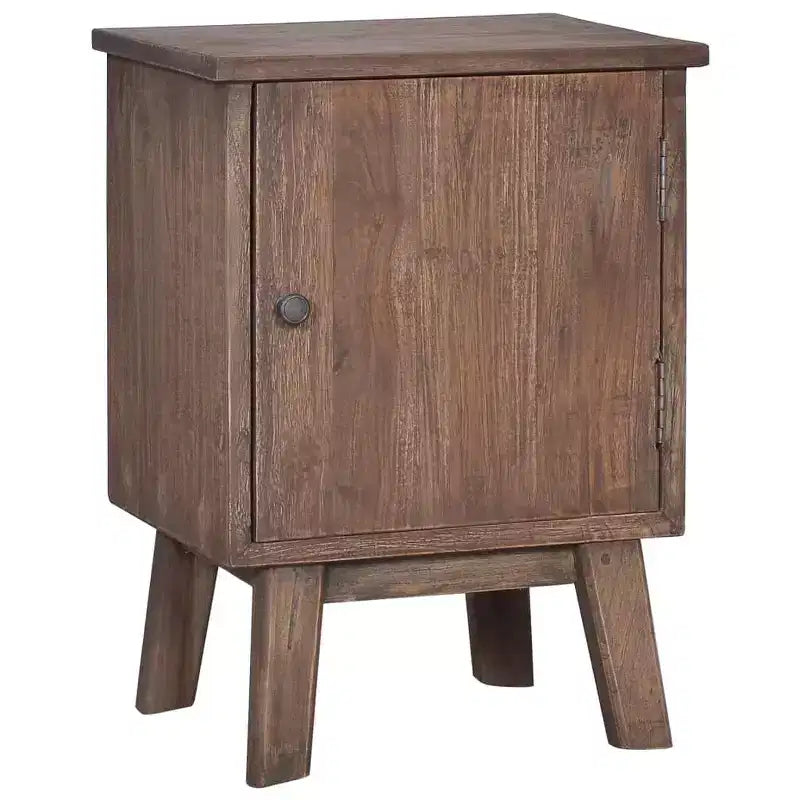 vidaXL Bedside Cabinet 15.7x11.8x20.9 Solid Teak Wood