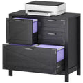 Lateral Filing Cabinet, Farmhouse File Cabinet with 4 Drawers, Fit Letter/A4/Legal Hanging Files