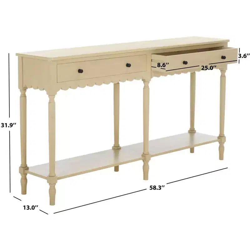 Haven 2Drw Lg Console - CNS5739 - Safavieh