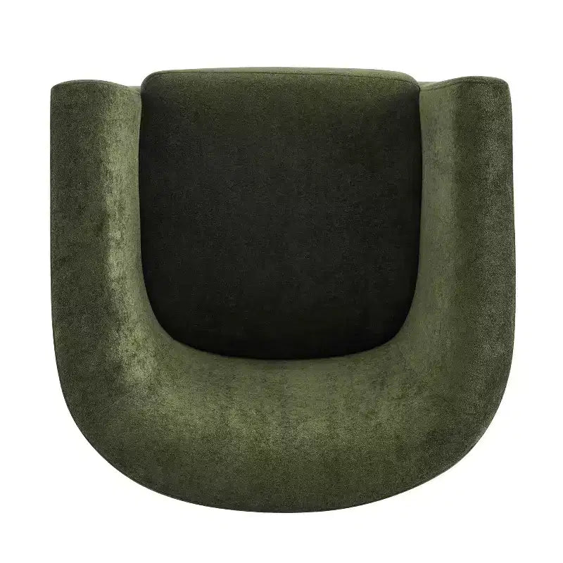 Christopher Knight Home Harlow Modern Wooden 360 Swivel Velvet Upholstered Accent Chair