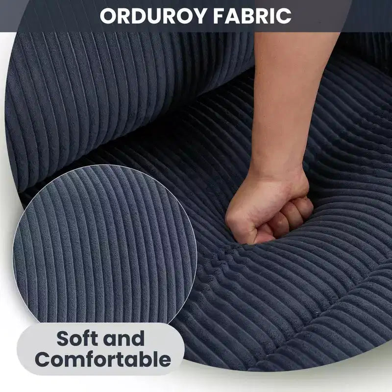 Fauteuil inclinable électrique avec massage et chauffage, canapé en velours côtelé réglable à 155°, aide à la levée, poches latérales et porte-gobelets pour personnes âgées, gris