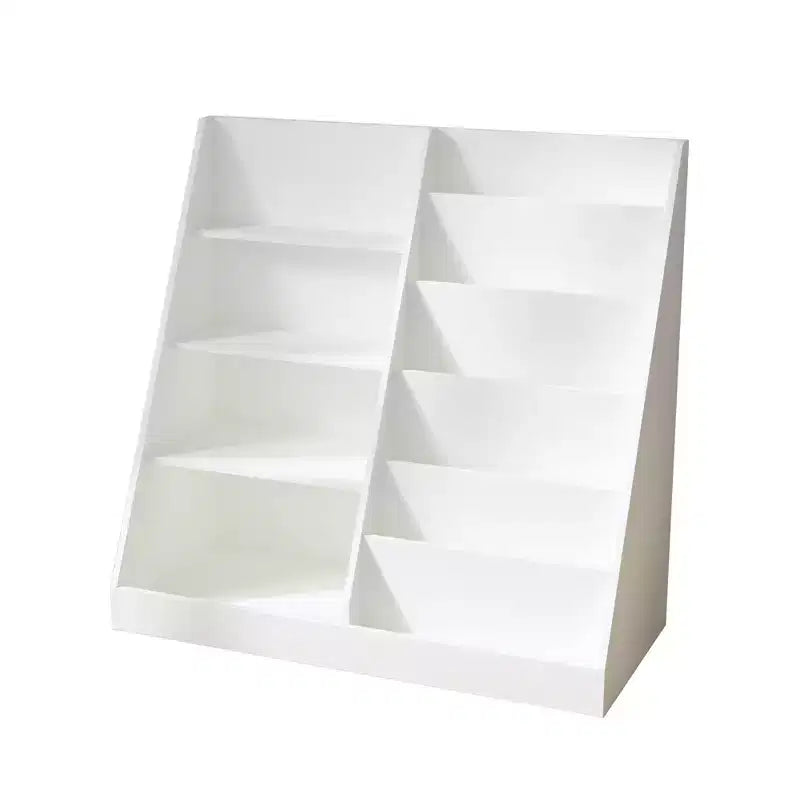 Étagère à Livres Moderne pour Enfants, Bibliothèque Multifonctionnelle en Bois avec Étagères d'Exposition, Étagères de Présentation pour Chambre, Salon, Salle de Jeux