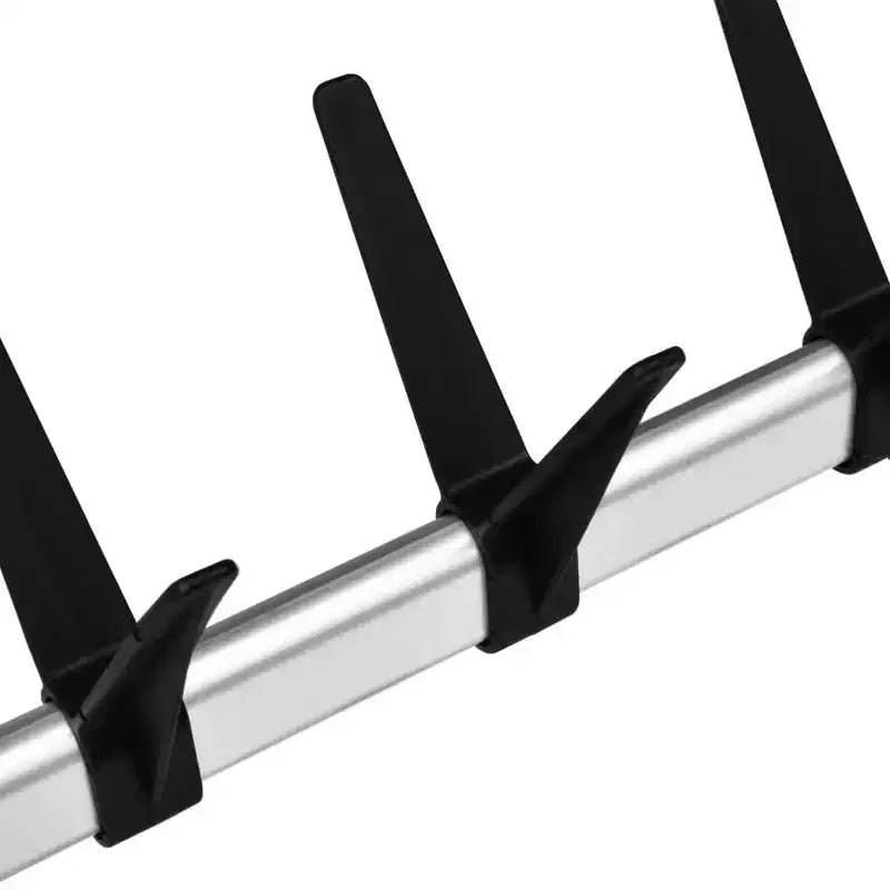 vidaXL Telescopic Wardrobe System with Rods and Shelf Aluminum