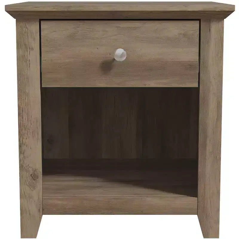Tables de Chevet Modernes 1 Tiroir avec Rangement Ouvert, Lot de 2 49 cm (L) x 43 cm (P) x 53 cm (H)