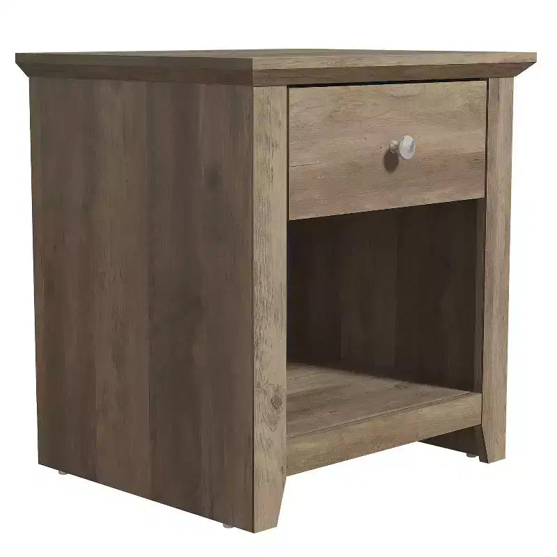 Tables de Chevet Modernes 1 Tiroir avec Rangement Ouvert, Lot de 2 49 cm (L) x 43 cm (P) x 53 cm (H)