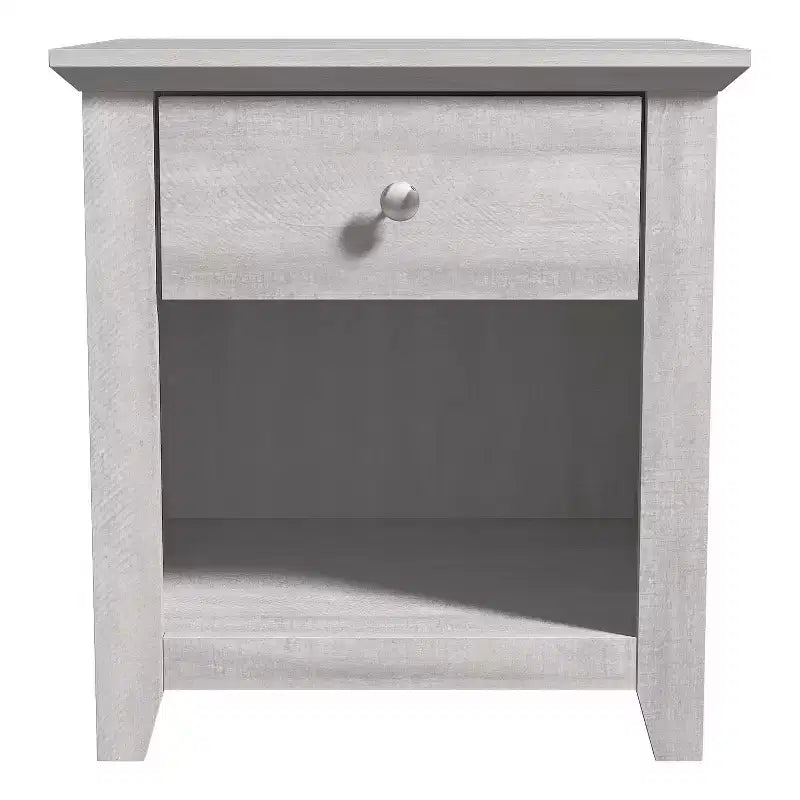 Tables de Chevet Modernes 1 Tiroir avec Rangement Ouvert, Lot de 2 49 cm (L) x 43 cm (P) x 53 cm (H)