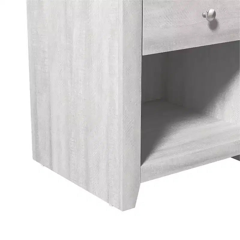 Tables de Chevet Modernes 1 Tiroir avec Rangement Ouvert, Lot de 2 49 cm (L) x 43 cm (P) x 53 cm (H)