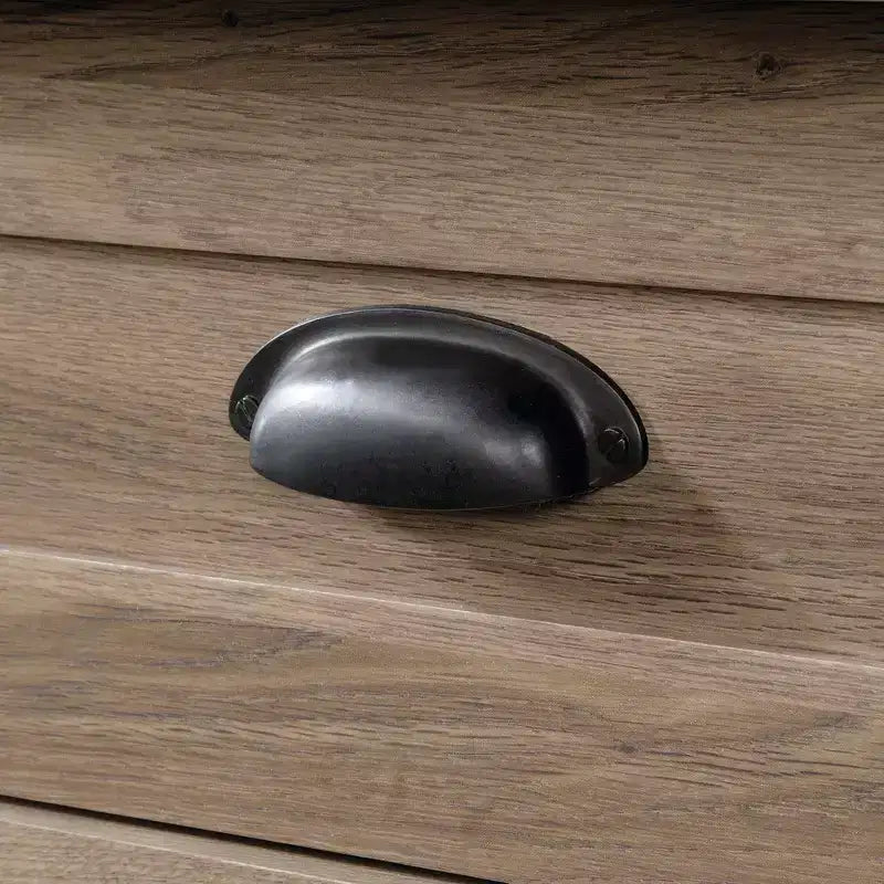 Commode rustique en bois à 6 tiroirs de 52 po