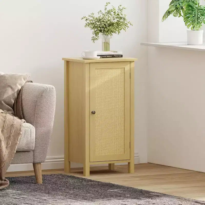 Table de chevet de ferme moderne, table de nuit bohème de 40,6 cm avec tiroir, table d'appoint de rangement en bois avec pieds robustes pour chambre à coucher, salon