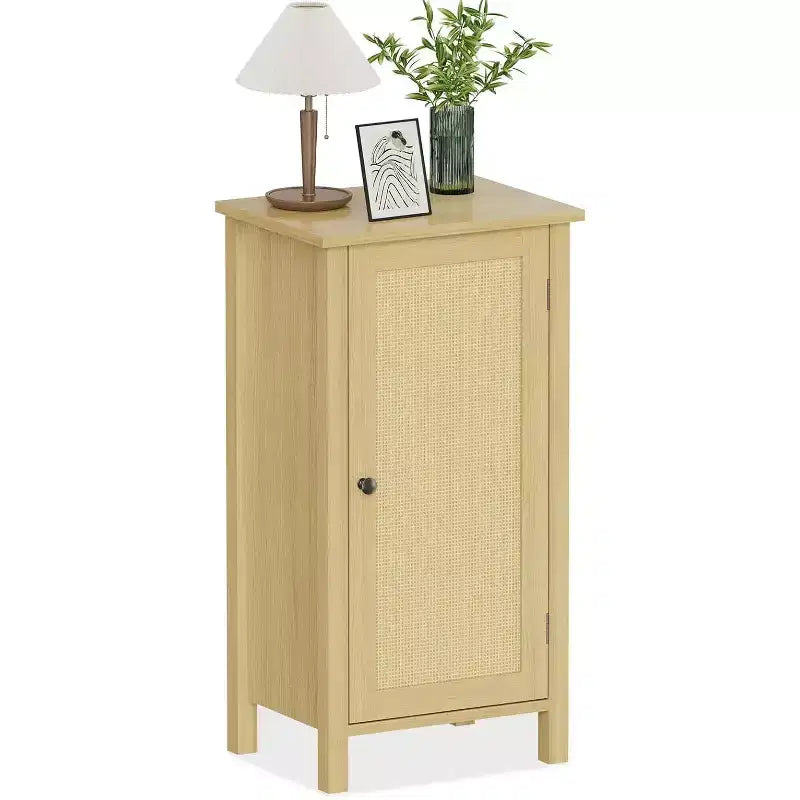 Table de chevet de ferme moderne, table de nuit bohème de 40,6 cm avec tiroir, table d'appoint de rangement en bois avec pieds robustes pour chambre à coucher, salon