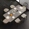 79 Large Industrial Dining Room Table for 6-8 People Rectangular Wood Kitchen Table Modern Farmhouse Dining Table
