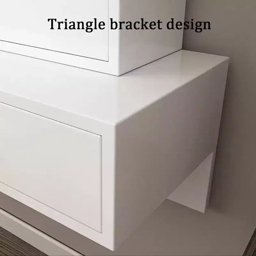 47 Floating Shelf with Drawer, Wall-Mounted Multi-Purpose Desk & Vanity Table for Bedroom, Bathroom