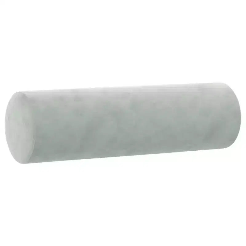 vidaXL 2-Seater Sofa with Throw Pillows Light Gray 47.2 Velvet