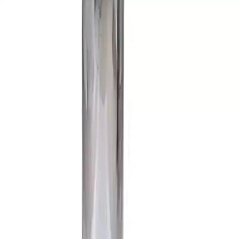 HomeRoots 24 White and Silver Rounded Wood and Iron Bar Table