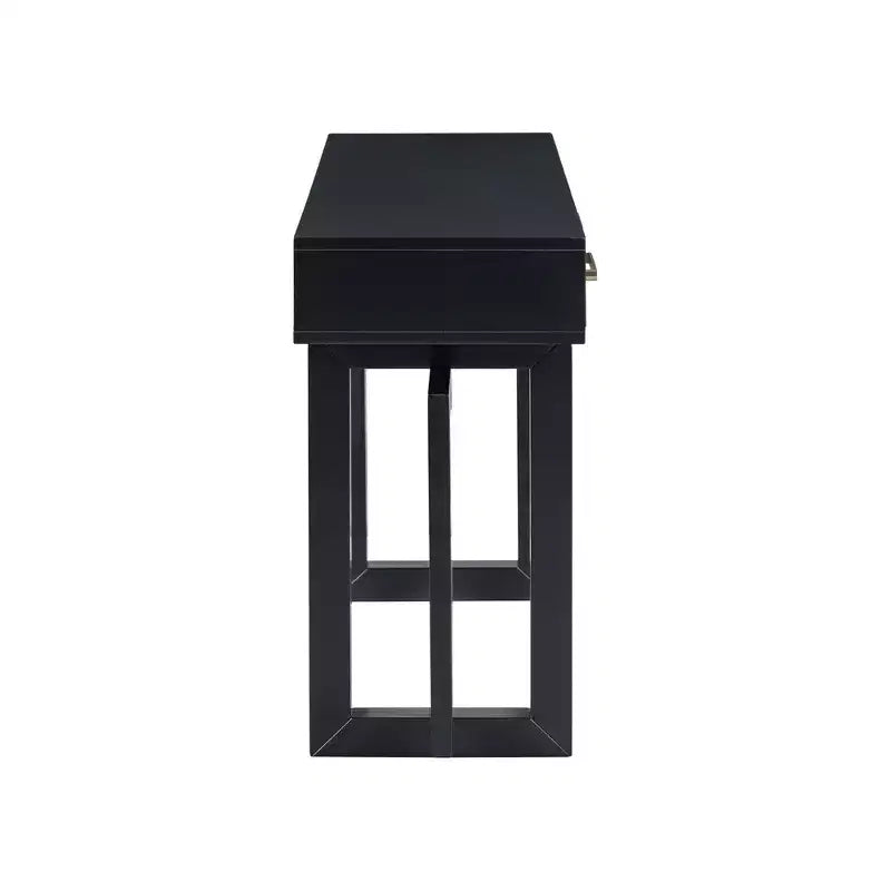Okak Modern Artsy Style Console Table with 3 Drawers,Elegant Entryway Table with Cross Legs,Foyer Tables for Entryway,Living Room