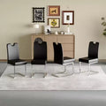 MAYEERTY Set of 4 Thickened Dining Chairs with Ergonomic Comfort for Home Office