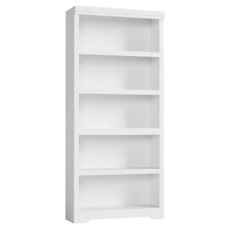 Étagère de style rustique à 5 niveaux, bibliothèque haute de 175 cm avec étagères réglables et conception antidérapante, étagère de rangement ouverte pour bureau à domicile, salon