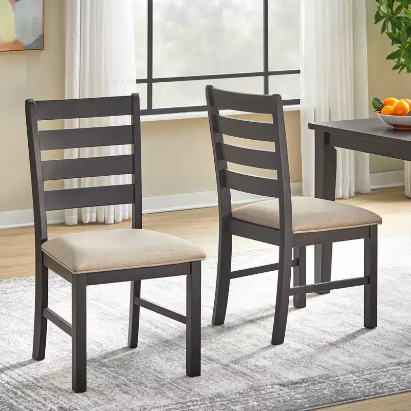 Lifestorey 7pc Peggy Farmhouse Rectangular Dining Set