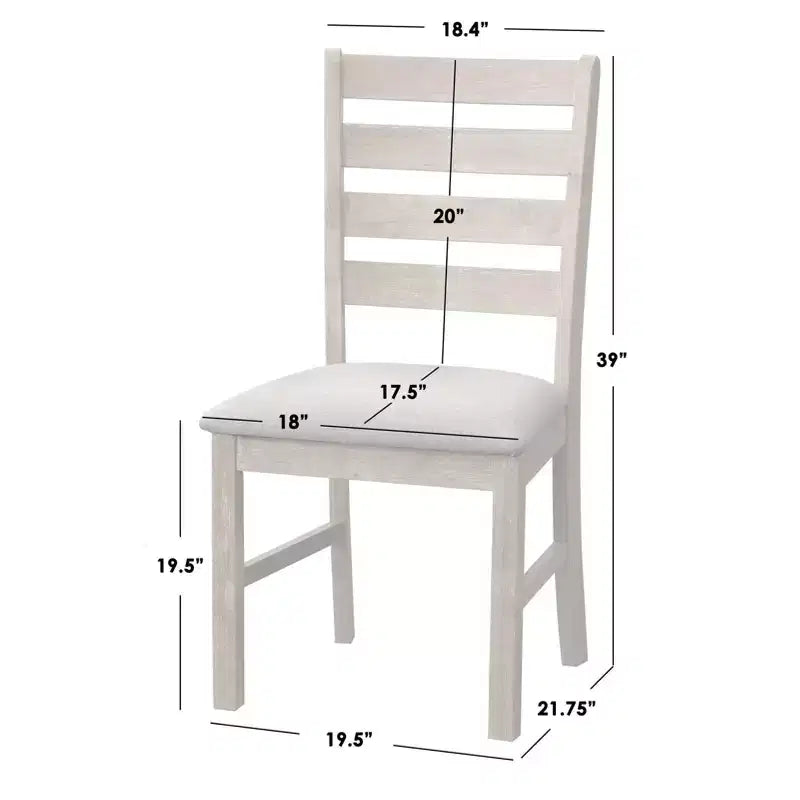 Lifestorey 7pc Peggy Farmhouse Rectangular Dining Set