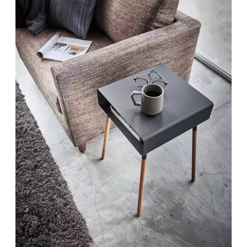 Storage Table - Tall (23 H) - Steel + Wood