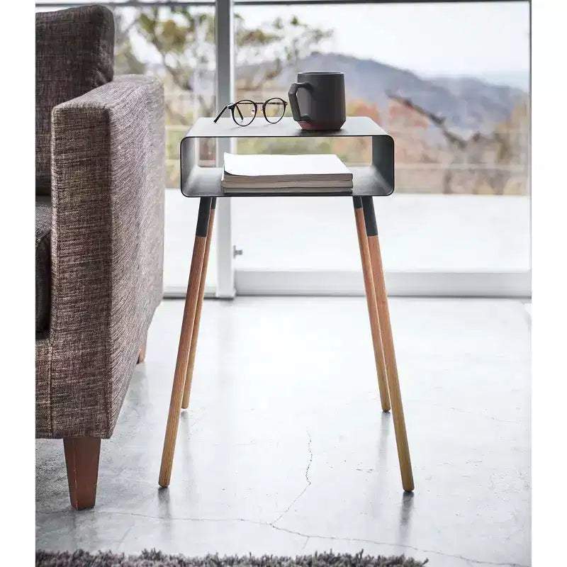 Storage Table - Tall (23 H) - Steel + Wood