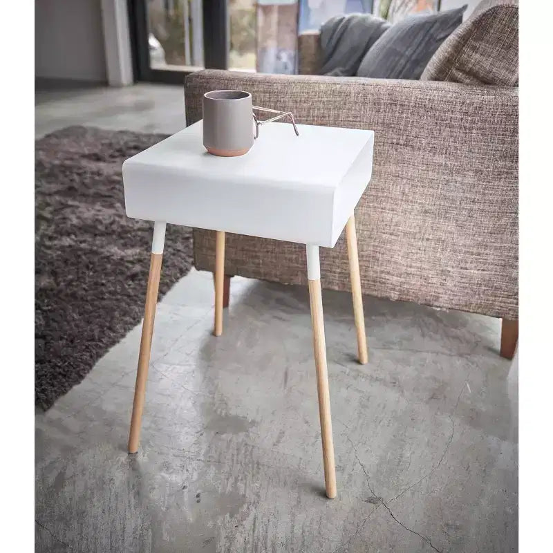 Storage Table - Tall (23 H) - Steel + Wood