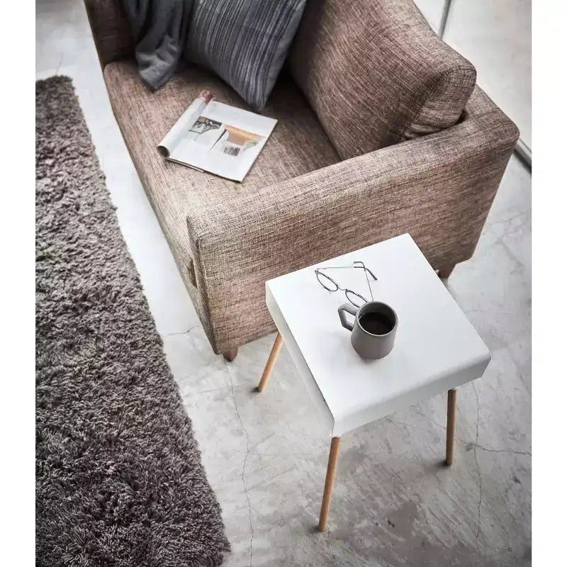 Storage Table - Tall (23 H) - Steel + Wood
