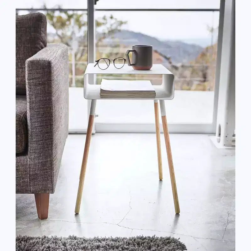 Storage Table - Tall (23 H) - Steel + Wood