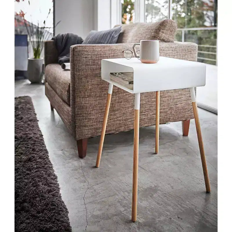Storage Table - Tall (23 H) - Steel + Wood